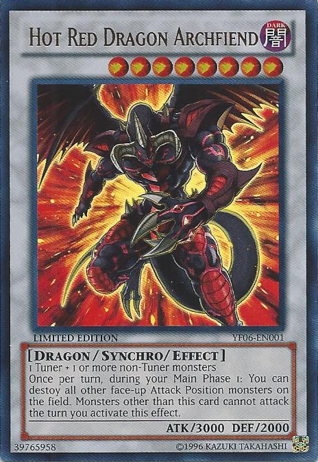 Hot Red Dragon Archfiend [YF06-EN001] Ultra Rare | Jomio and Rueliete's Cards and Comics