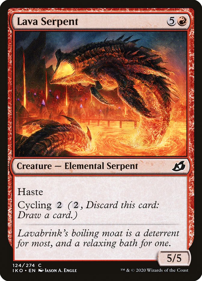 Lava Serpent [Ikoria: Lair of Behemoths] | Jomio and Rueliete's Cards and Comics