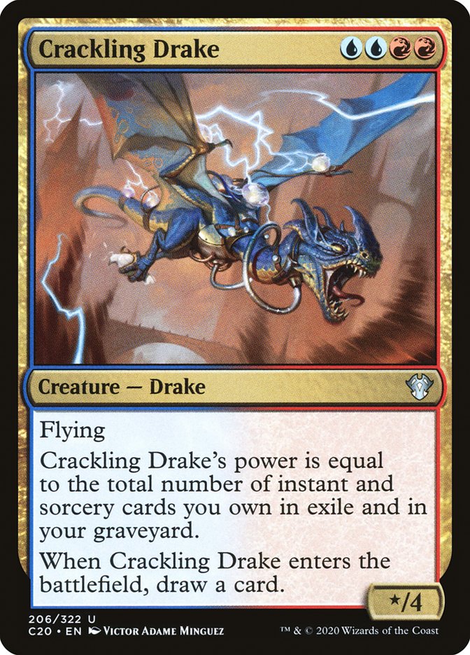 Crackling Drake [Commander 2020] | Jomio and Rueliete's Cards and Comics