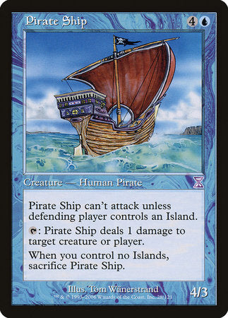 Pirate Ship [Time Spiral Timeshifted] | Jomio and Rueliete's Cards and Comics