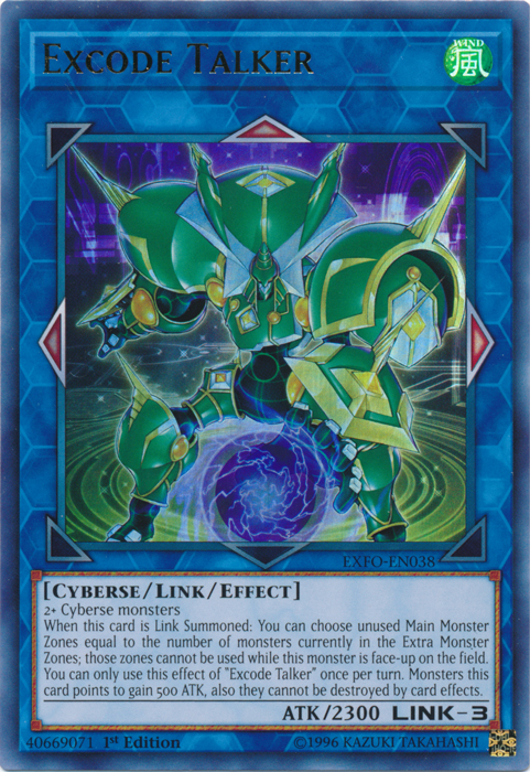 Excode Talker [EXFO-EN038] Ultra Rare | Jomio and Rueliete's Cards and Comics