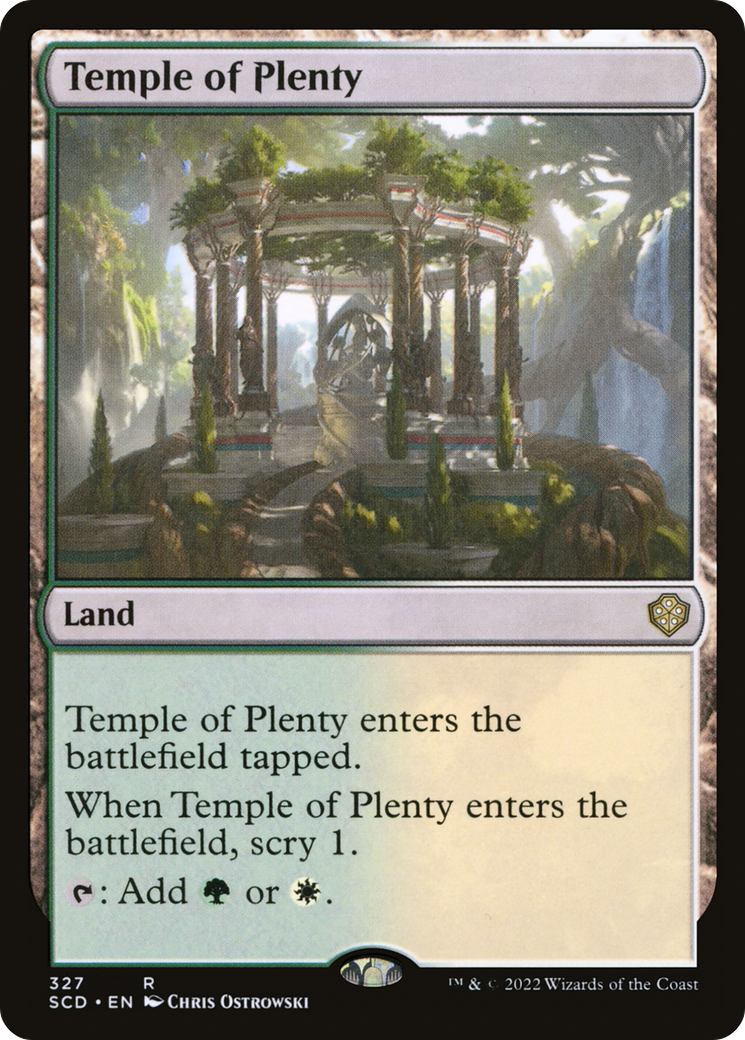 Temple of Plenty [Starter Commander Decks] | Jomio and Rueliete's Cards and Comics