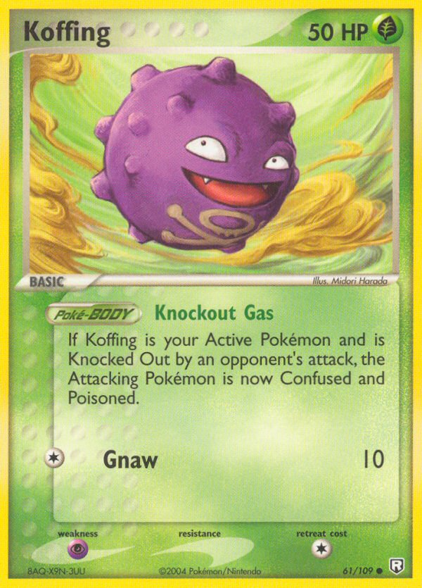 Koffing (61/109) [EX: Team Rocket Returns] | Jomio and Rueliete's Cards and Comics