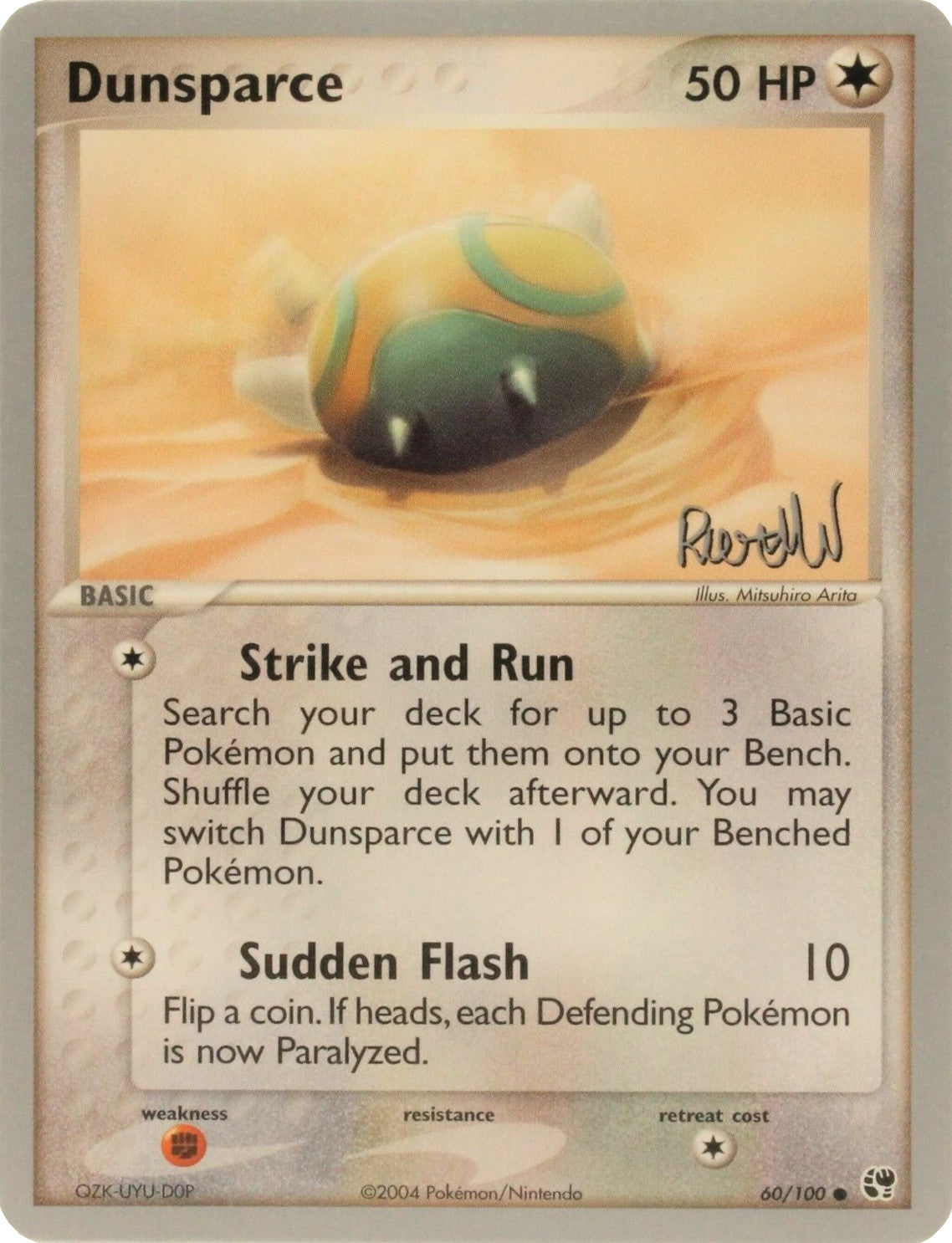 Dunsparce (60/100) (Rocky Beach - Reed Weichler) [World Championships 2004] | Jomio and Rueliete's Cards and Comics