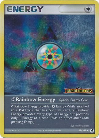 Rainbow Energy (88/101)(Delta Species) (Stamped) [EX: Dragon Frontiers] | Jomio and Rueliete's Cards and Comics