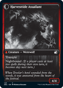 Harvesttide Infiltrator // Harvesttide Assailant [Innistrad: Double Feature] | Jomio and Rueliete's Cards and Comics