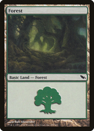 Forest (299) [Shadowmoor] | Jomio and Rueliete's Cards and Comics