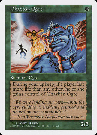Ghazban Ogre [Fifth Edition] | Jomio and Rueliete's Cards and Comics