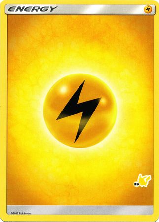 Lightning Energy (Pikachu Stamp #39) [Battle Academy 2020] | Jomio and Rueliete's Cards and Comics