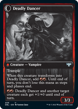 Alluring Suitor // Deadly Dancer [Innistrad: Double Feature] | Jomio and Rueliete's Cards and Comics
