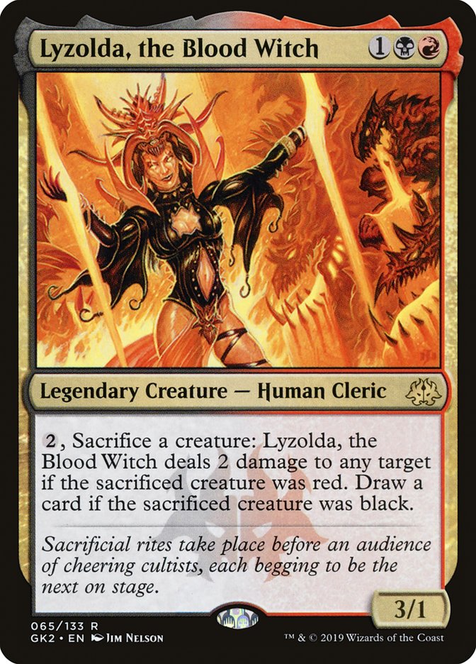 Lyzolda, the Blood Witch [Ravnica Allegiance Guild Kit] | Jomio and Rueliete's Cards and Comics