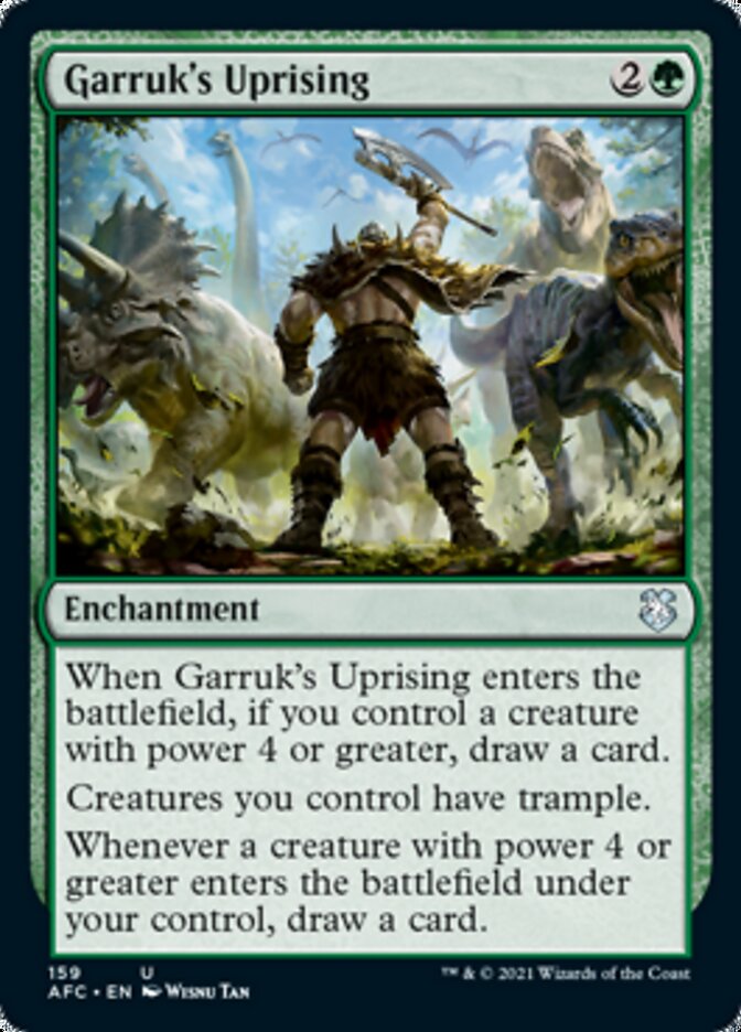 Garruk's Uprising [Dungeons & Dragons: Adventures in the Forgotten Realms Commander] | Jomio and Rueliete's Cards and Comics