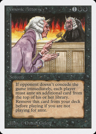 Demonic Attorney [Unlimited Edition] | Jomio and Rueliete's Cards and Comics