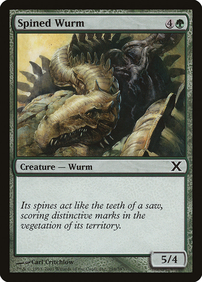 Spined Wurm [Tenth Edition] | Jomio and Rueliete's Cards and Comics