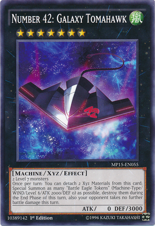 Number 42: Galaxy Tomahawk [MP15-EN055] Common | Jomio and Rueliete's Cards and Comics