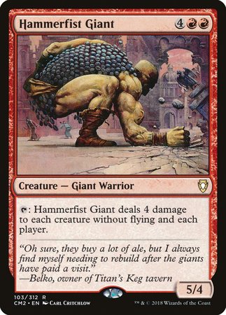 Hammerfist Giant [Commander Anthology Volume II] | Jomio and Rueliete's Cards and Comics