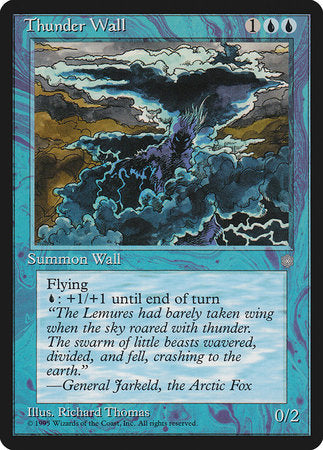 Thunder Wall [Ice Age] | Jomio and Rueliete's Cards and Comics