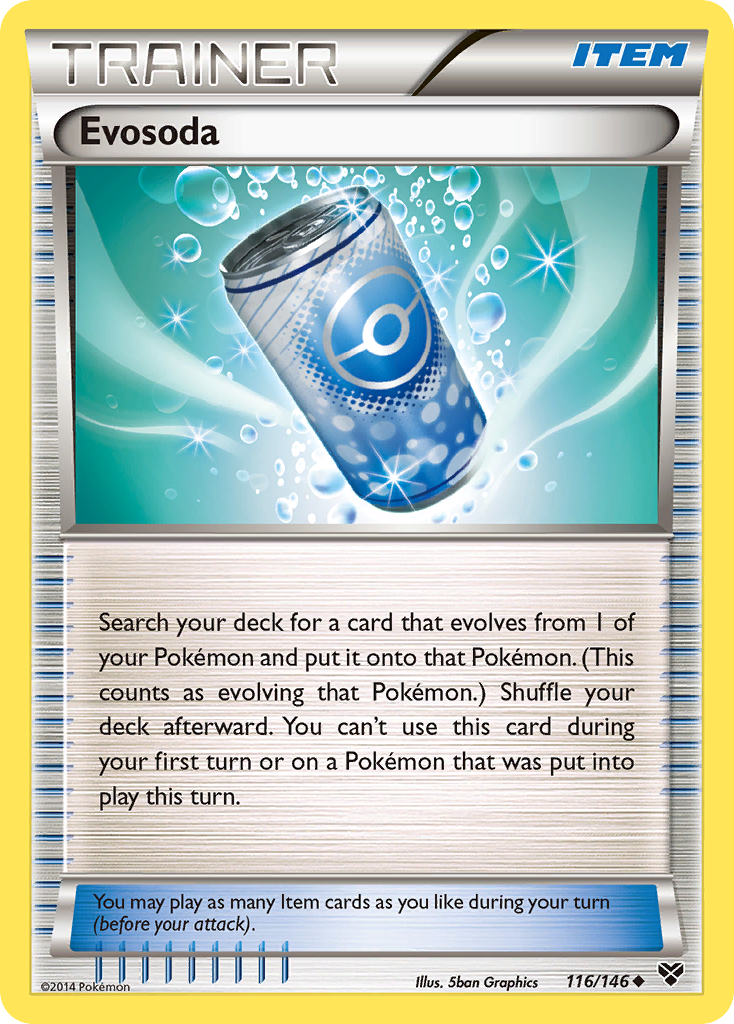 Evosoda (116/146) [XY: Base Set] | Jomio and Rueliete's Cards and Comics