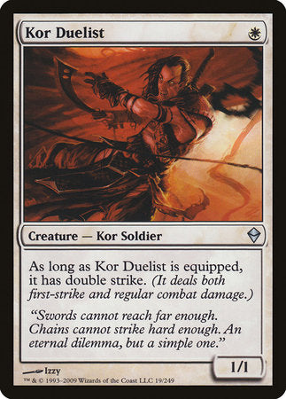 Kor Duelist [Zendikar] | Jomio and Rueliete's Cards and Comics