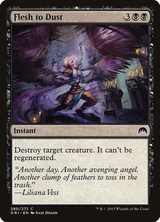 Flesh to Dust [Magic Origins] | Jomio and Rueliete's Cards and Comics
