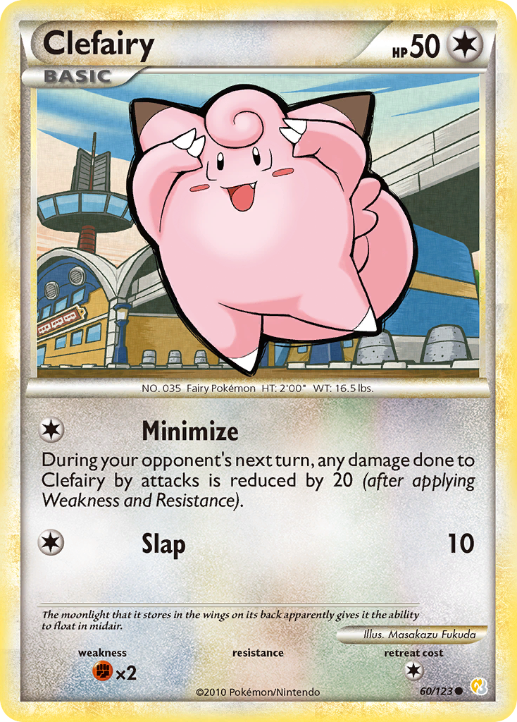 Clefairy (60/123) [HeartGold & SoulSilver: Base Set] | Jomio and Rueliete's Cards and Comics