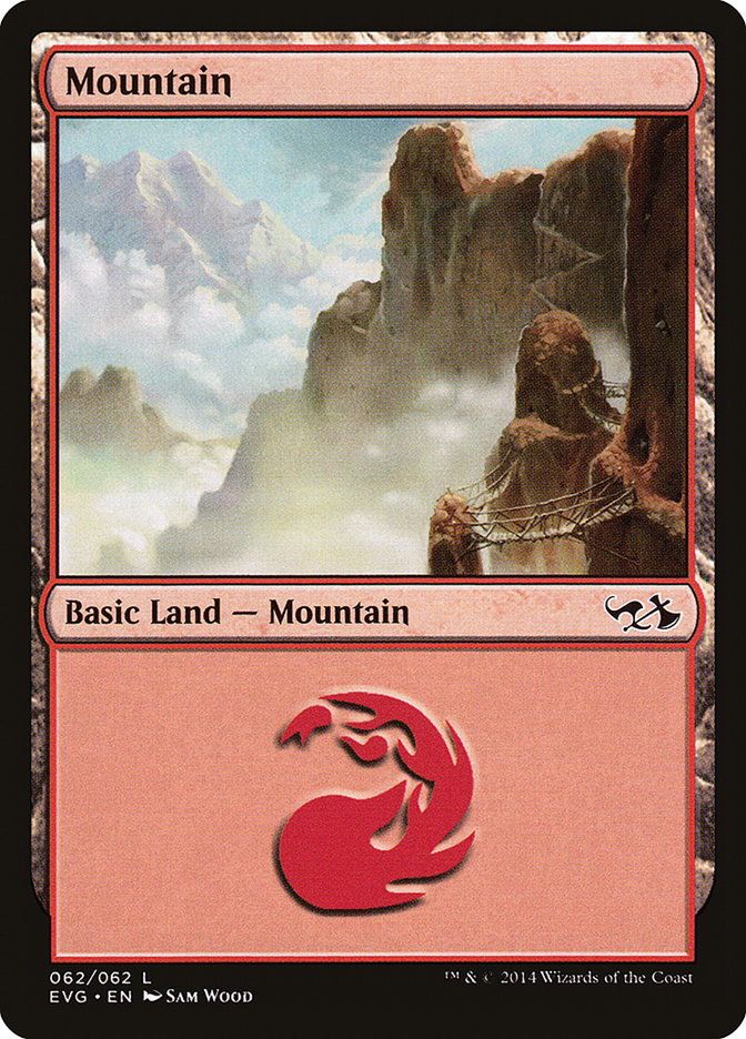 Mountain (62) (Elves vs. Goblins) [Duel Decks Anthology] | Jomio and Rueliete's Cards and Comics
