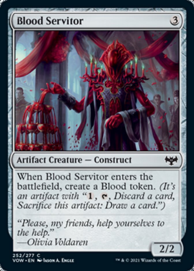 Blood Servitor [Innistrad: Crimson Vow] | Jomio and Rueliete's Cards and Comics