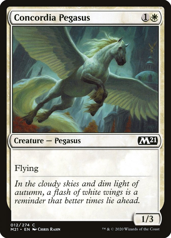 Concordia Pegasus [Core Set 2021] | Jomio and Rueliete's Cards and Comics