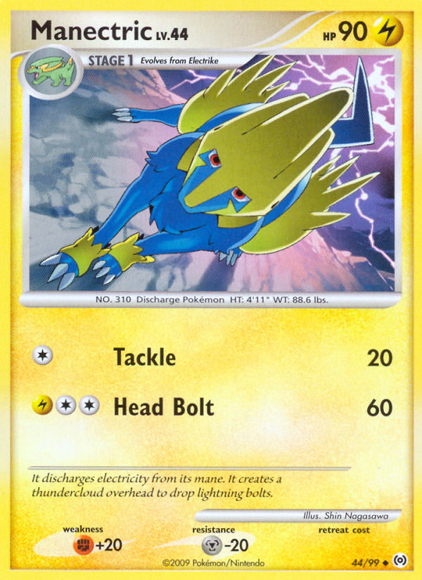 Manectric (44/99) [Platinum: Arceus] | Jomio and Rueliete's Cards and Comics