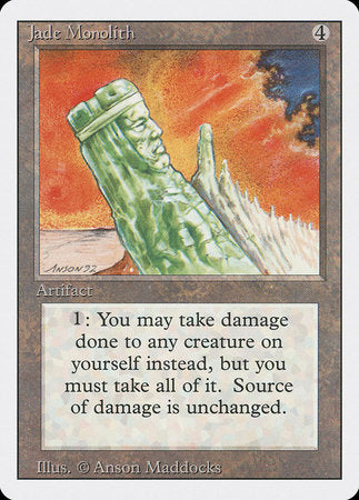 Jade Monolith [Revised Edition] | Jomio and Rueliete's Cards and Comics