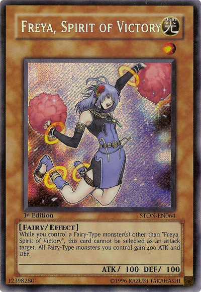 Freya, Spirit of Victory [STON-EN064] Secret Rare | Jomio and Rueliete's Cards and Comics