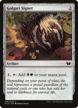 Golgari Signet [Commander 2015] | Jomio and Rueliete's Cards and Comics