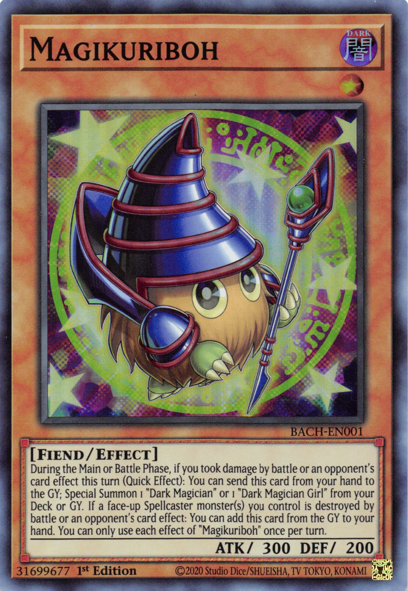 Magikuriboh [BACH-EN001] Super Rare | Jomio and Rueliete's Cards and Comics