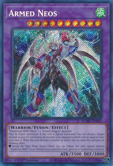 Armed Neos [BLMR-EN002] Secret Rare | Jomio and Rueliete's Cards and Comics