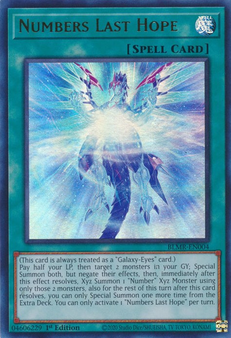Numbers Last Hope [BLMR-EN004] Ultra Rare | Jomio and Rueliete's Cards and Comics