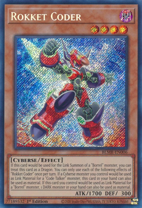 Rokket Coder [BLMR-EN006] Secret Rare | Jomio and Rueliete's Cards and Comics