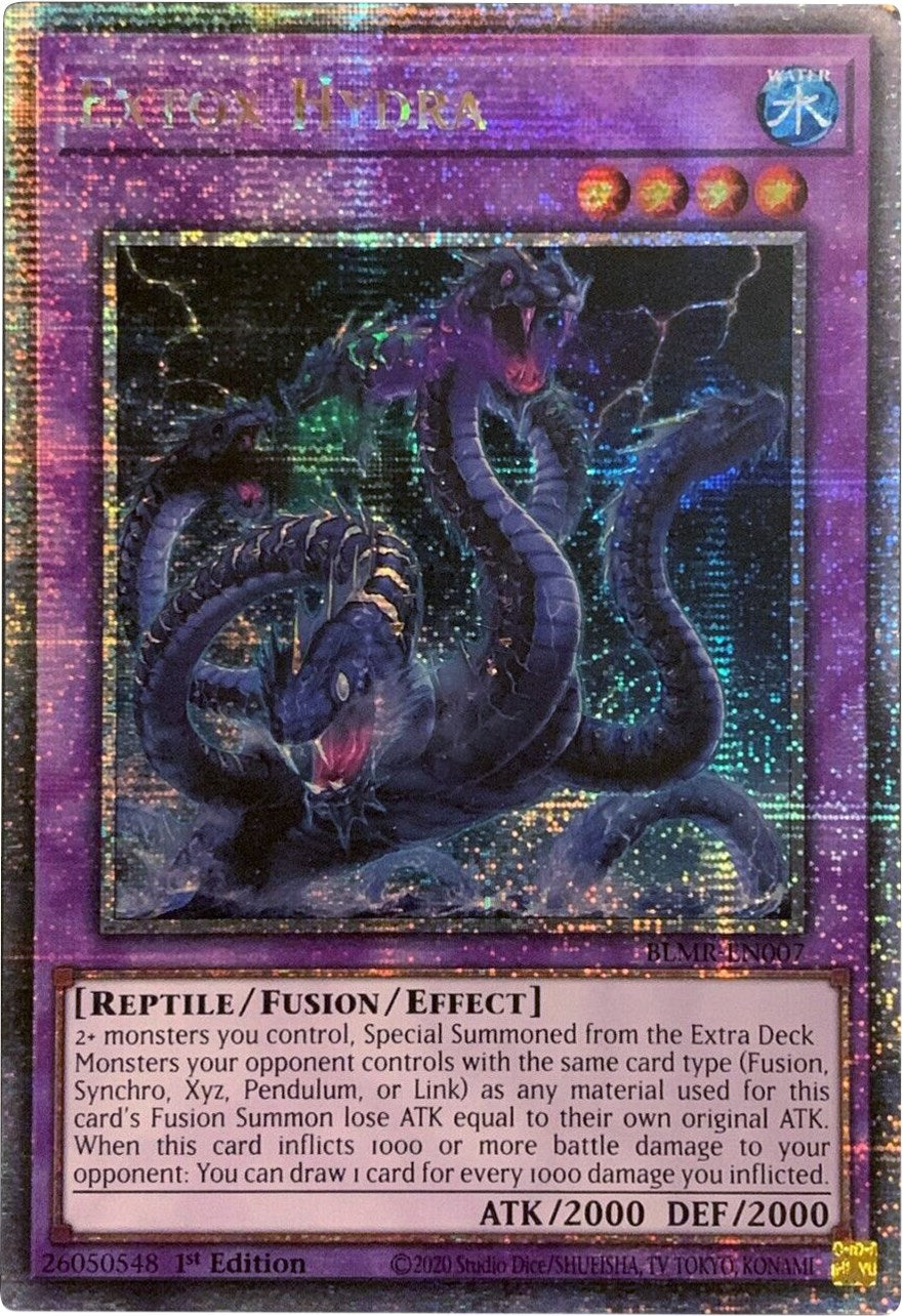 Extox Hydra [BLMR-EN007] Quarter Century Secret Rare | Jomio and Rueliete's Cards and Comics