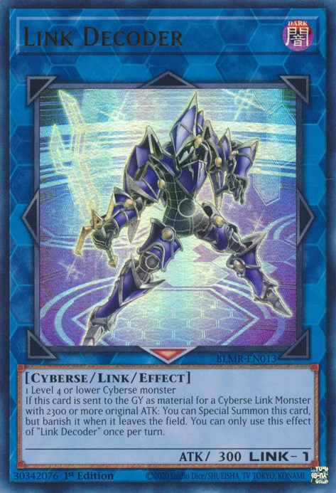 Link Decoder [BLMR-EN013] Ultra Rare | Jomio and Rueliete's Cards and Comics