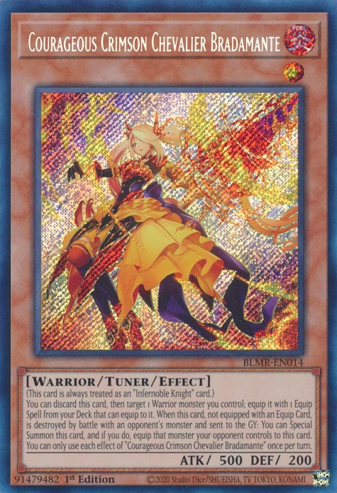 Courageous Crimson Chevalier Bradamante [BLMR-EN014] Secret Rare | Jomio and Rueliete's Cards and Comics