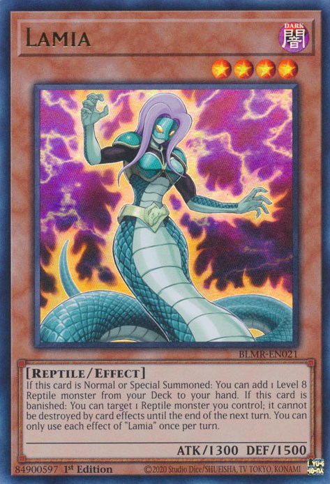 Lamia [BLMR-EN021] Ultra Rare | Jomio and Rueliete's Cards and Comics