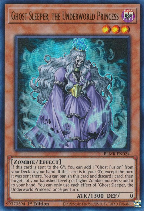Ghost Sleeper, the Underworld Princess [BLMR-EN024] Ultra Rare | Jomio and Rueliete's Cards and Comics