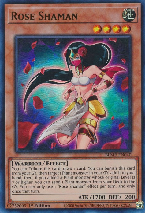 Rose Shaman [BLMR-EN040] Ultra Rare | Jomio and Rueliete's Cards and Comics