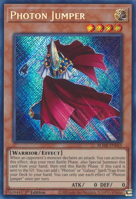 Photon Jumper [BLMR-EN043] Secret Rare | Jomio and Rueliete's Cards and Comics
