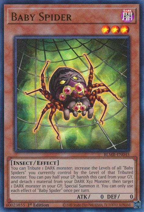Baby Spider [BLMR-EN045] Ultra Rare | Jomio and Rueliete's Cards and Comics