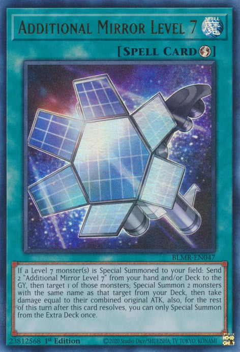 Additional Mirror Level 7 [BLMR-EN047] Ultra Rare | Jomio and Rueliete's Cards and Comics