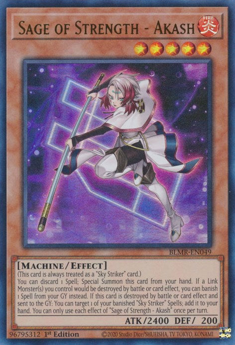 Sage of Strength - Akash [BLMR-EN049] Ultra Rare | Jomio and Rueliete's Cards and Comics