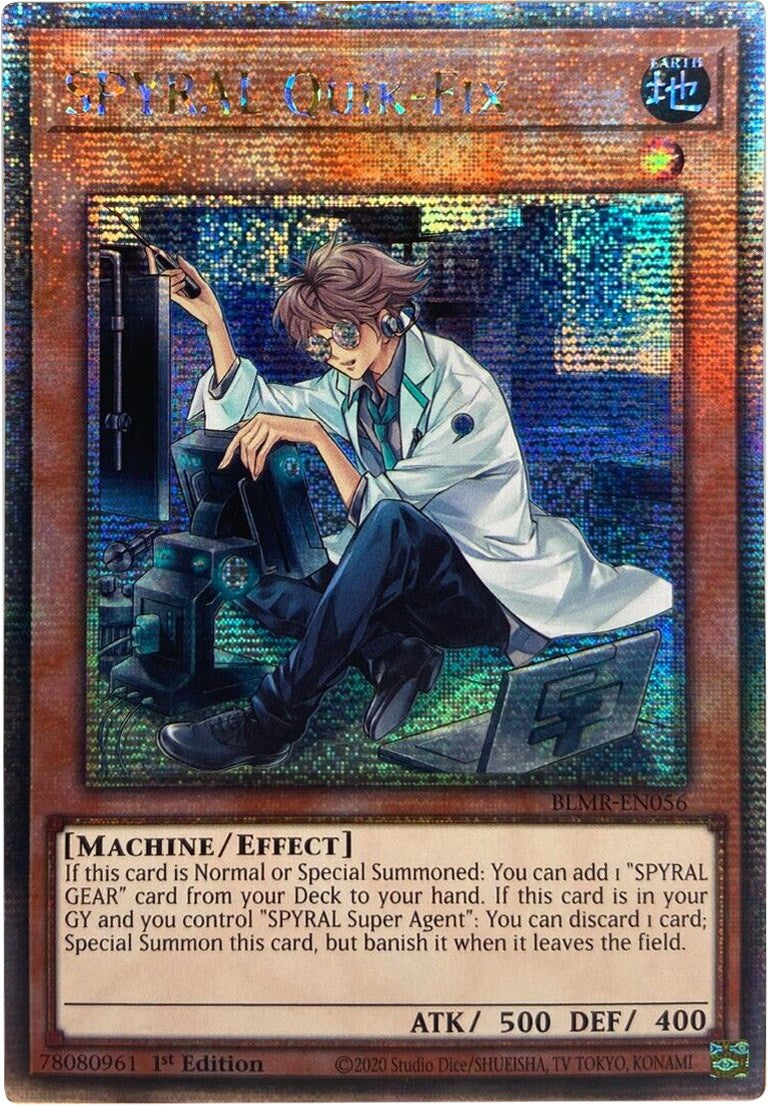 SPYRAL Quik-Fix [BLMR-EN056] Quarter Century Secret Rare | Jomio and Rueliete's Cards and Comics