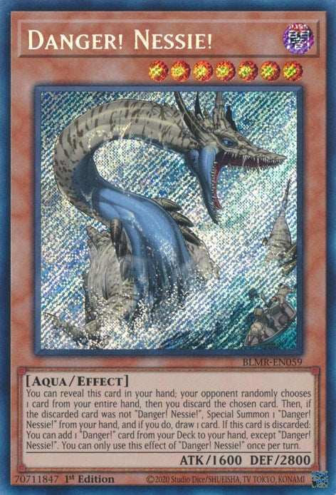 Danger! Nessie! [BLMR-EN059] Secret Rare | Jomio and Rueliete's Cards and Comics