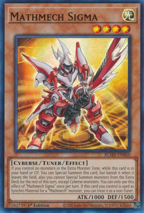 Mathmech Sigma [BLMR-EN060] Ultra Rare | Jomio and Rueliete's Cards and Comics