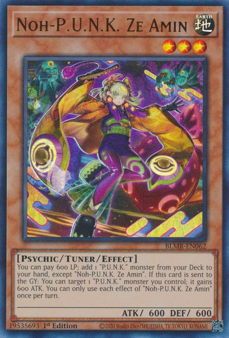 Noh-P.U.N.K. Ze Amin [BLMR-EN062] Ultra Rare | Jomio and Rueliete's Cards and Comics